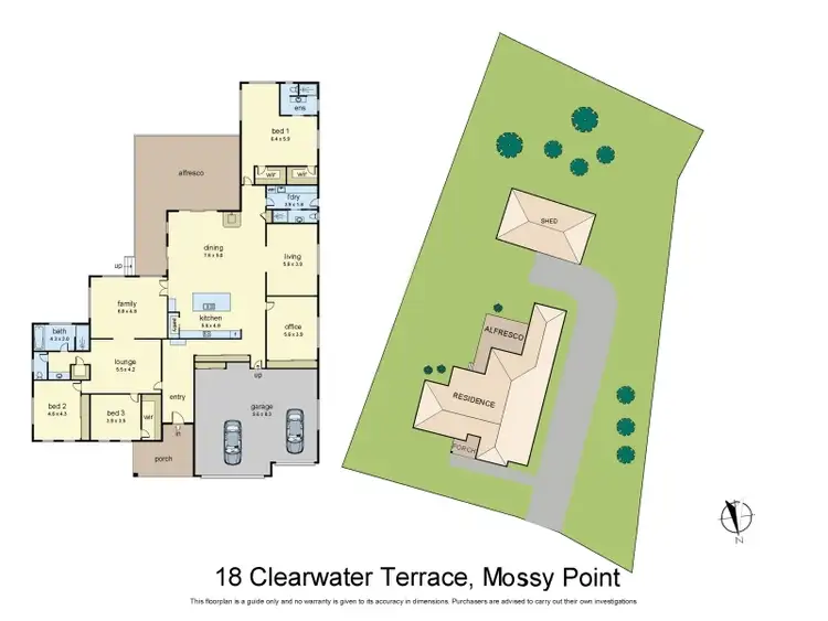 Floorplan of Homely house listing, 18 Clearwater Terrace, Mossy Point NSW 2537