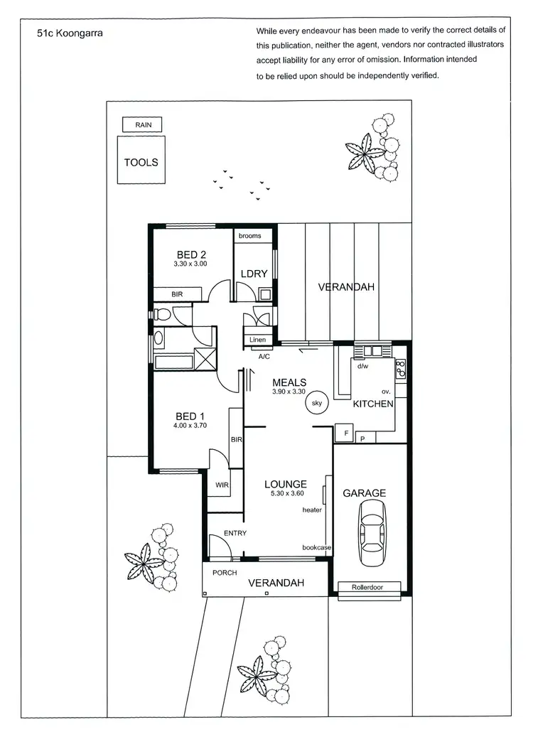 Floorplan of Homely house listing, 51C Koongarra Avenue, Magill SA 5072