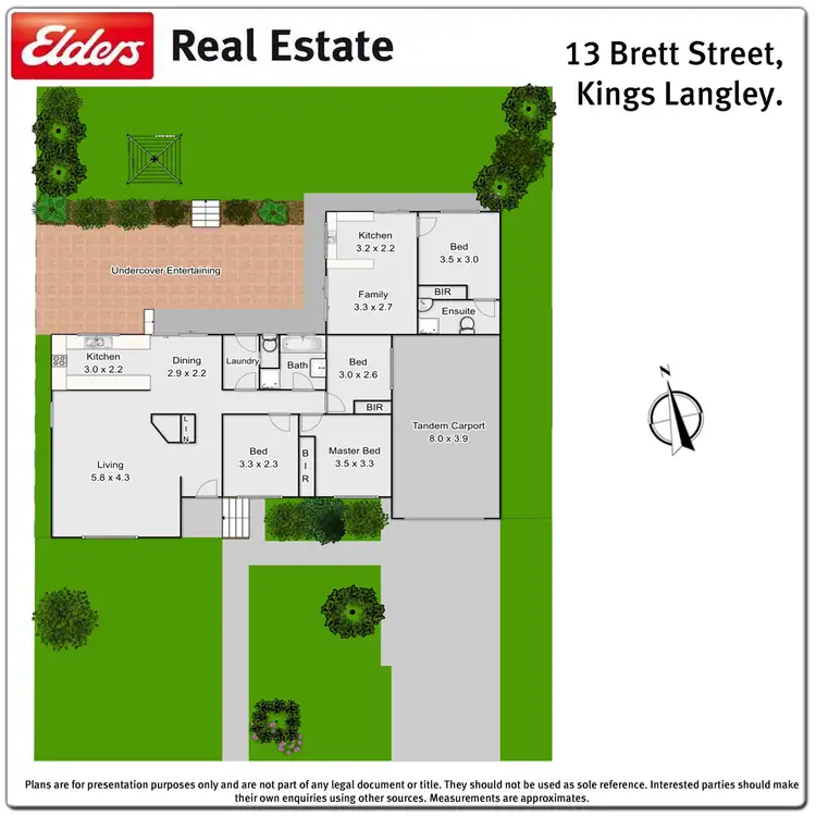 Floorplan of Homely house listing, 13 Brett Street, Kings Langley NSW 2147