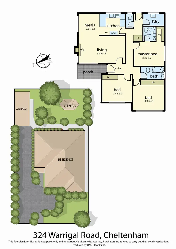 Floorplan of Homely house listing, 324 Warrigal Road, Cheltenham VIC 3192