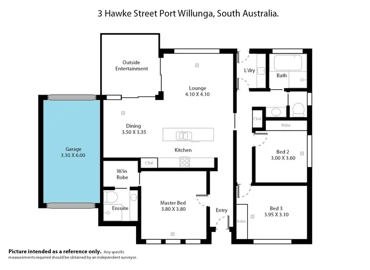 Floorplan of Homely house listing, 3 Hawk Street, Port Willunga SA 5173