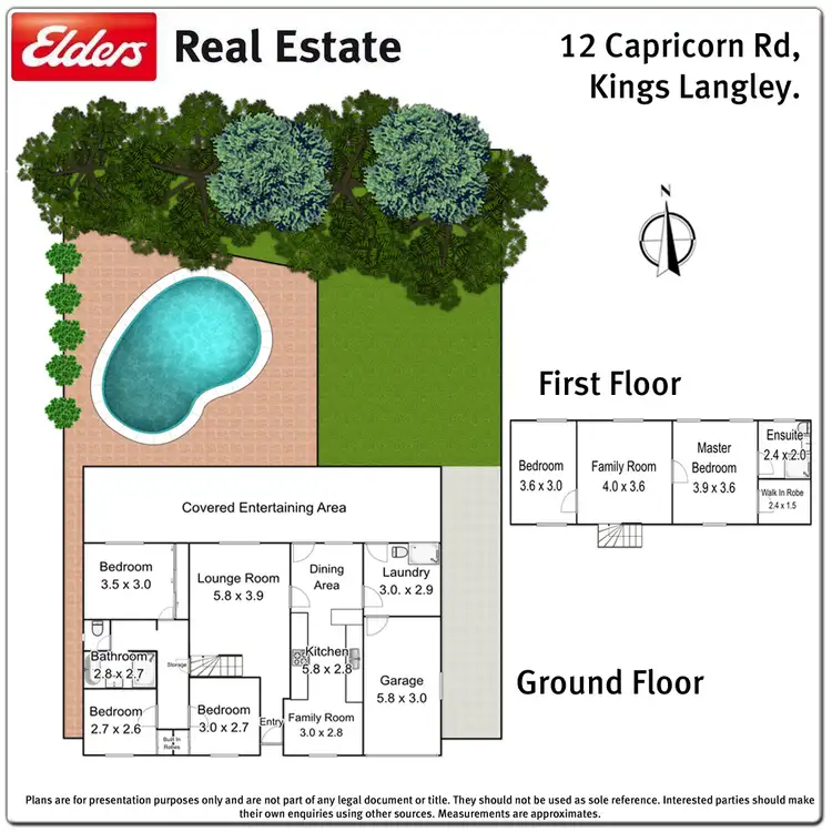 Floorplan of Homely house listing, 12 Capricorn Road, Kings Langley NSW 2147