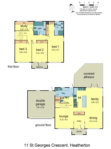 Floorplan of Homely house listing, 11 St Georges Crescent, Heatherton VIC 3202