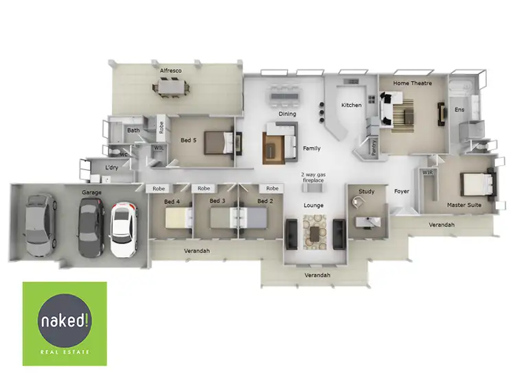 Floorplan of Homely house listing, 5 Oban Loop, Bedfordale WA 6112