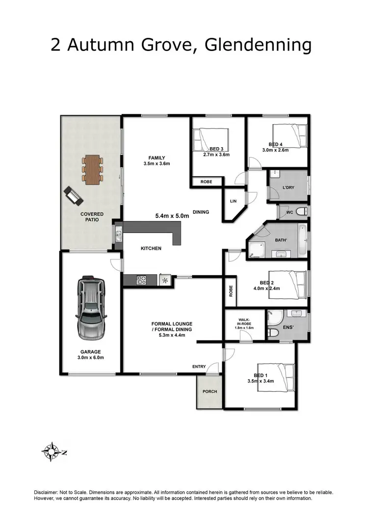 Floorplan of Homely house listing, 2 Autumn Grove, Glendenning NSW 2761