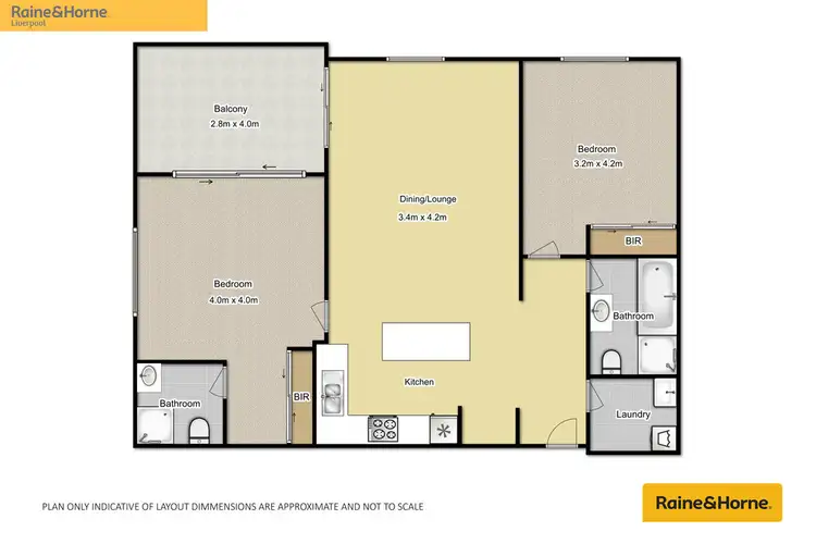 Floorplan of Homely unit listing, 31/3-5 Browne Parade, Warwick Farm NSW 2170