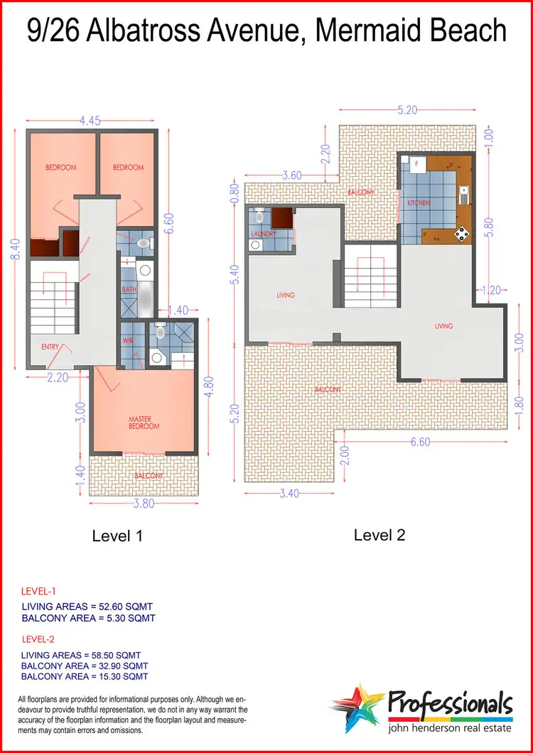 Floorplan of Homely unit listing, Unit @ 26 Albatross Avenue, Mermaid Beach QLD 4218