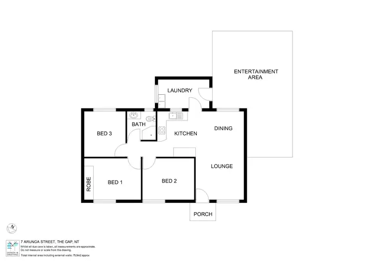 Floorplan of Homely house listing, 7 Arunga Street, The Gap NT 870