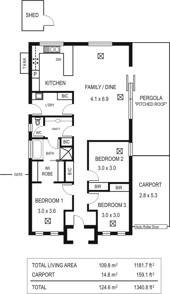 Floorplan of Homely house listing, 54 Jervois Street, Torrensville SA 5031