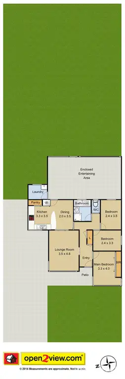 Floorplan of Homely house listing, 74 Barry Street, Cambridge Park NSW 2747