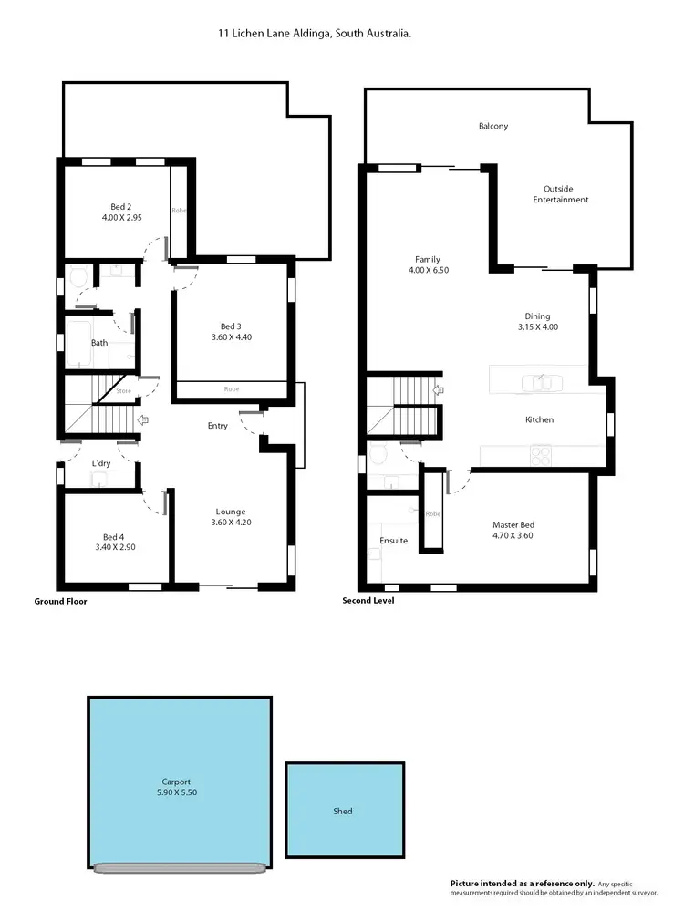 Floorplan of Homely house listing, 11 Lichen Walk, Aldinga Beach SA 5173