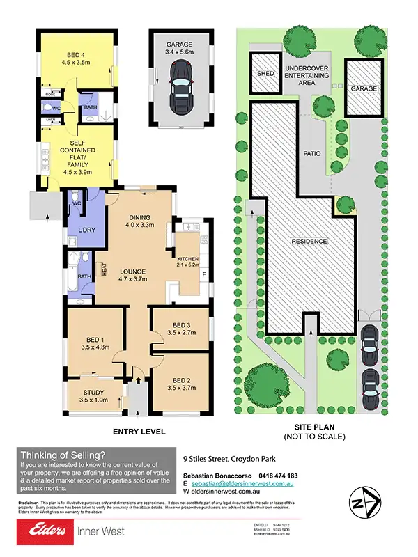 Floorplan of Homely house listing, 9 Stiles Street, Croydon Park NSW 2133
