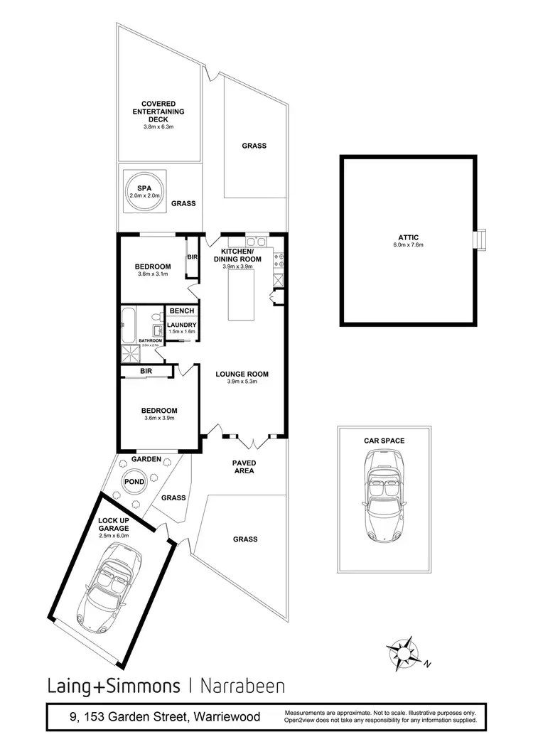 Floorplan of Homely townhouse listing, 9/153 Garden Street, Warriewood NSW 2102