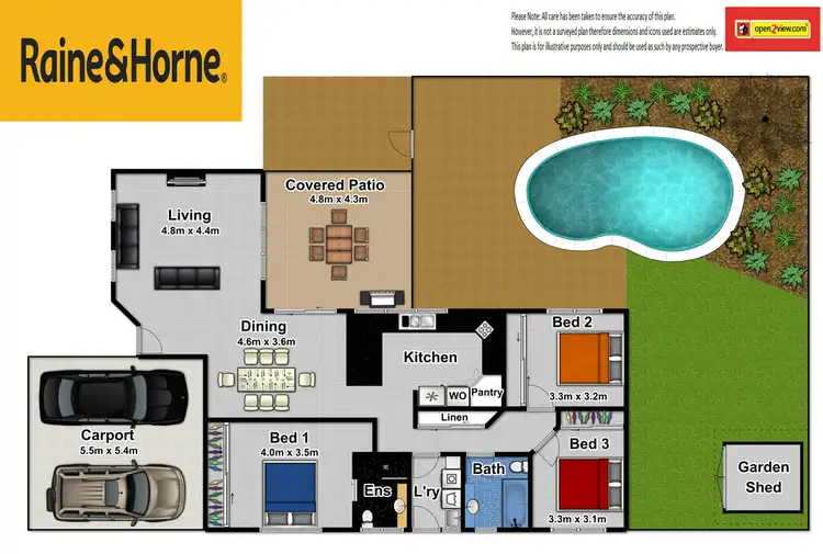 Floorplan of Homely house listing, 5 Jewel Close, Port Douglas QLD 4877