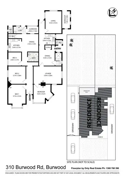 Floorplan of Homely house listing, 310 Burwood Road, Burwood NSW 2134