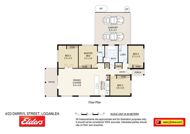 Floorplan of Homely house listing, 4/23 Darryl Street, Loganlea QLD 4131