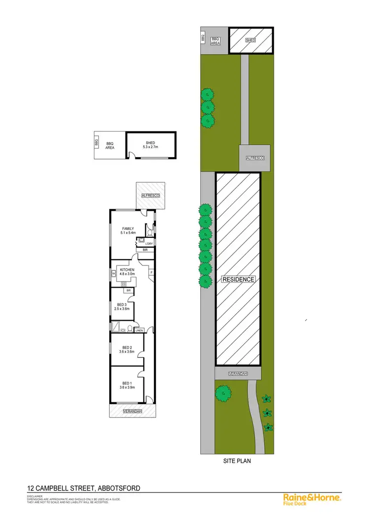 Floorplan of Homely house listing, 12 Campbell Street, Abbotsford NSW 2046