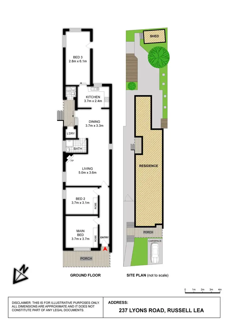 Floorplan of Homely house listing, 237 LYONS ROAD, Russell Lea NSW 2046
