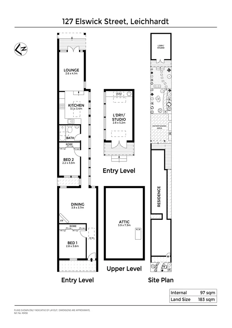 Floorplan of Homely house listing, 127 Elswick Street, Leichhardt NSW 2040
