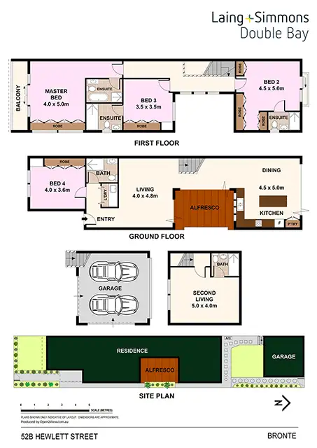 Floorplan of Homely house listing, 52B Hewlett st, Bronte NSW 2024