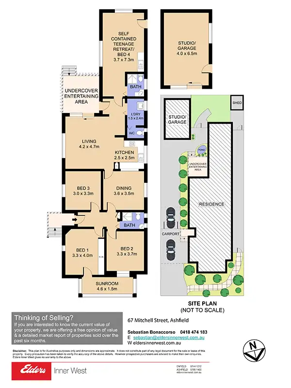 Floorplan of Homely house listing, 67 Mitchell Street, Croydon Park NSW 2133