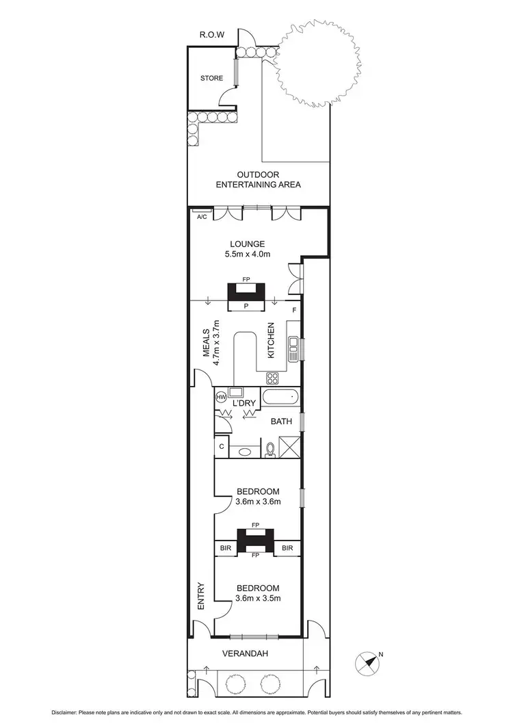 Floorplan of Homely house listing, 126 Mills Street, Albert Park VIC 3206