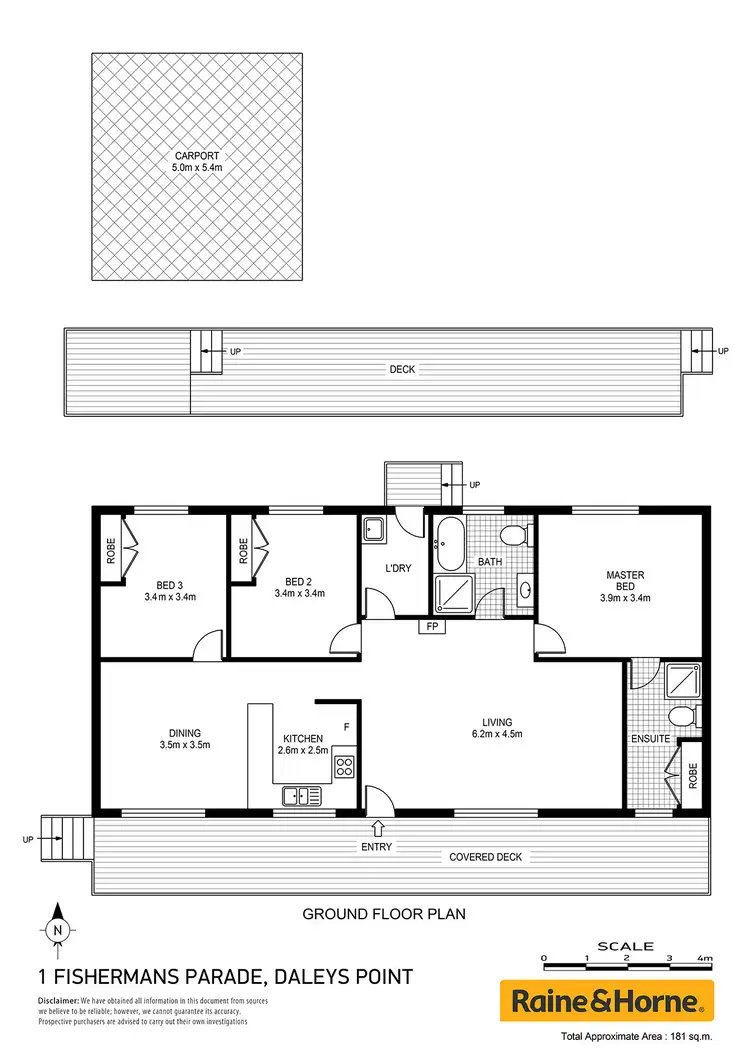 Floorplan of Homely house listing, 1 Fishermans Parade, Daleys Point NSW 2257