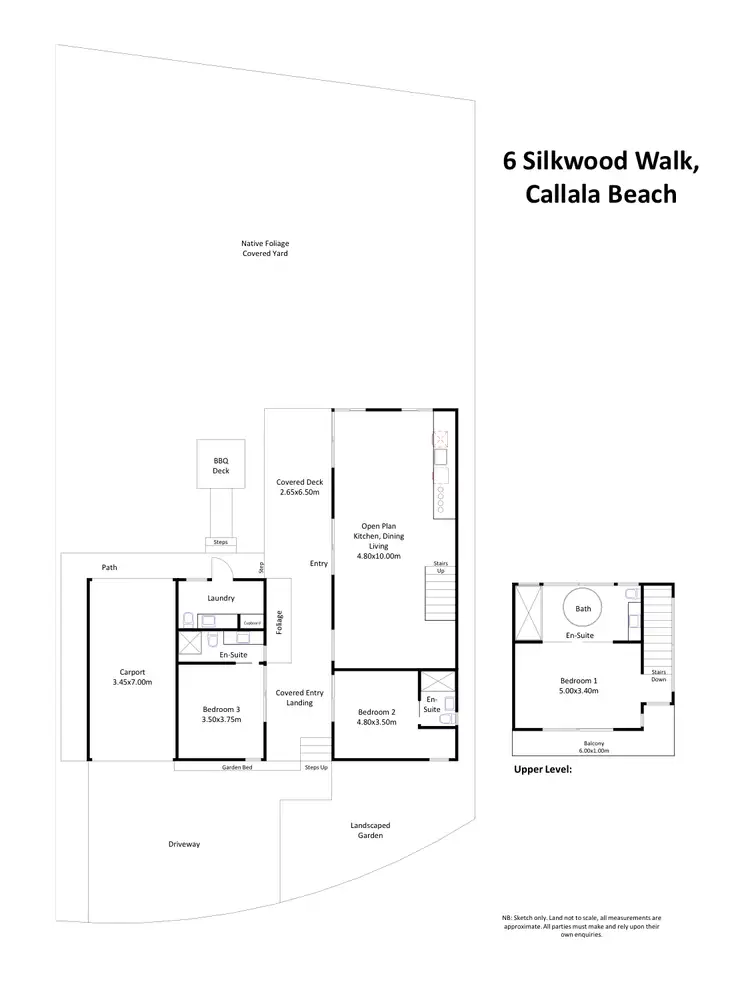 Floorplan of Homely house listing, 6 Silkwood Walk, Callala Beach NSW 2540