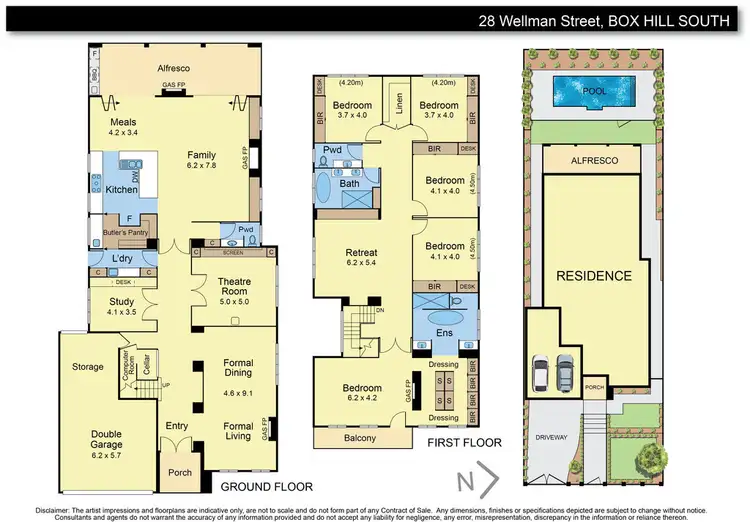 Floorplan of Homely house listing, 28 Wellman Street, Box Hill South VIC 3128