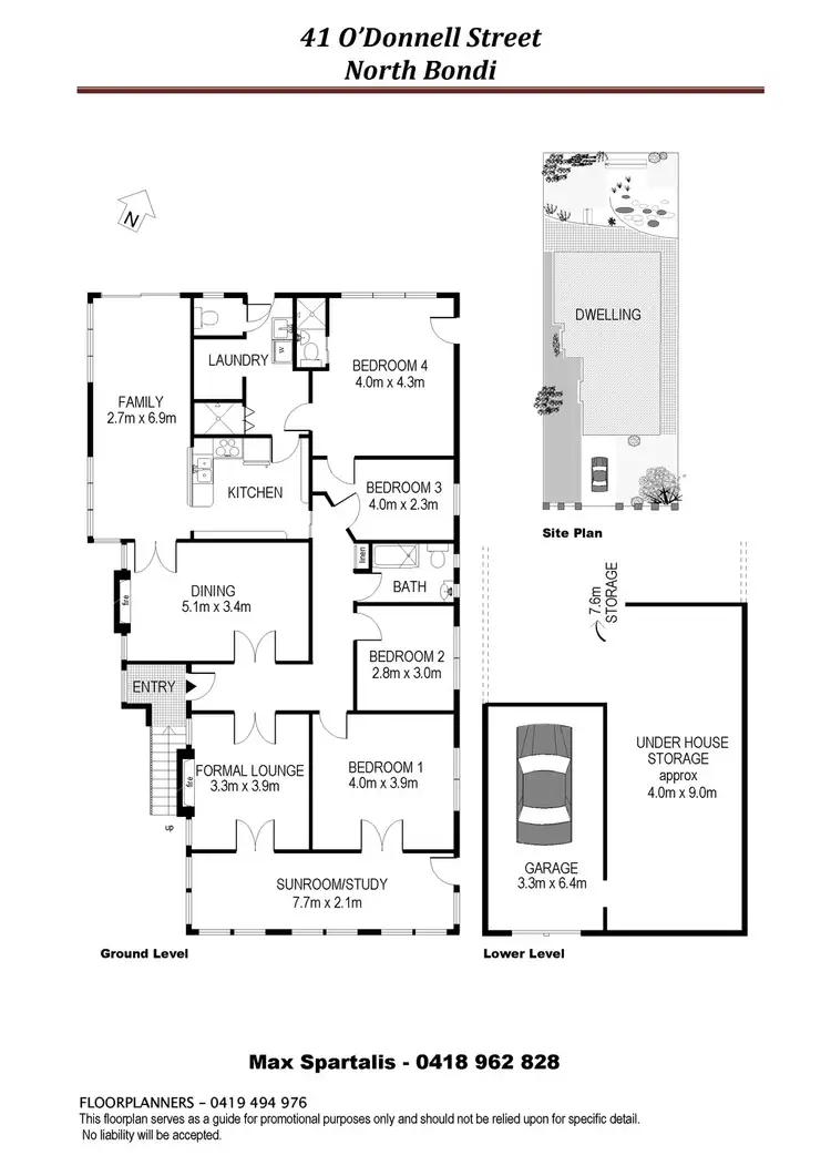 Floorplan of Homely house listing, 41 O'Donnell Street, North Bondi NSW 2026