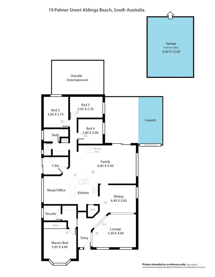 Floorplan of Homely house listing, 19 Palmer Street, Aldinga Beach SA 5173