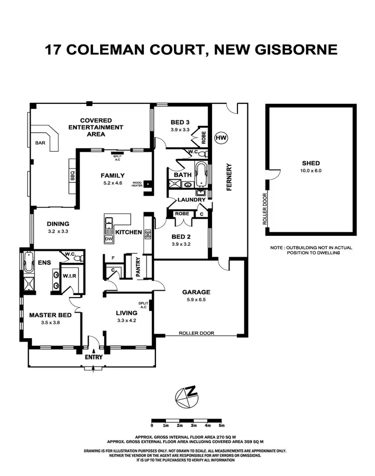 Floorplan of Homely house listing, 17 Coleman Court, New Gisborne VIC 3438