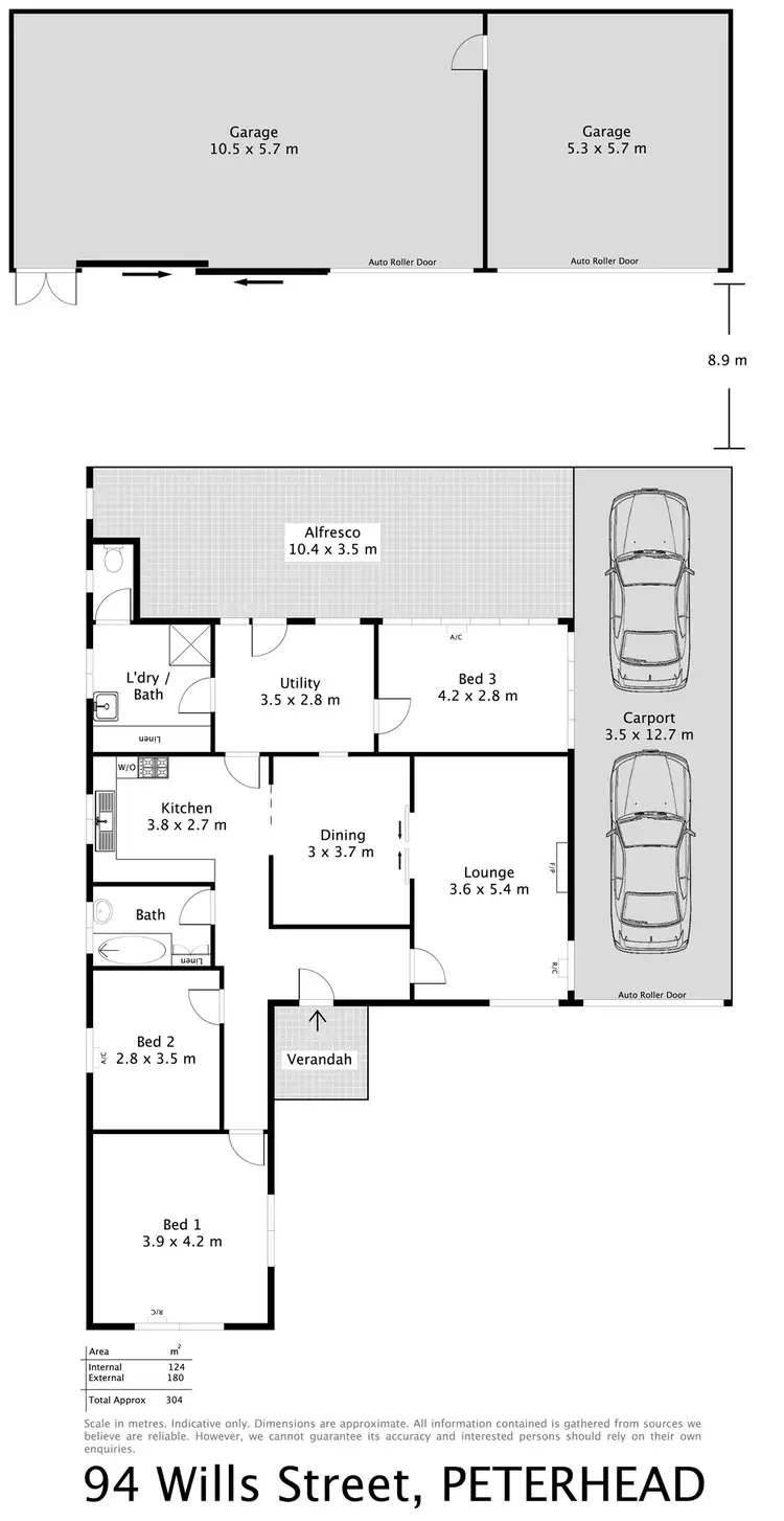 Floorplan of Homely house listing, 94 Wills Street, Peterhead SA 5016