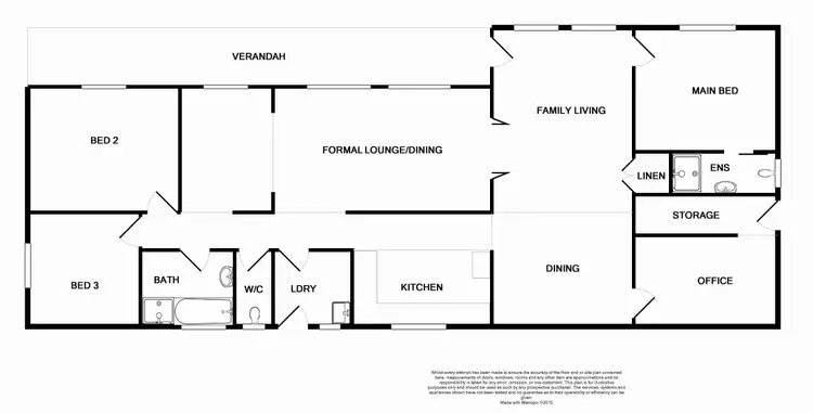 Floorplan of Homely rural property listing, 1798 Gresford Rd, Paterson NSW 2421