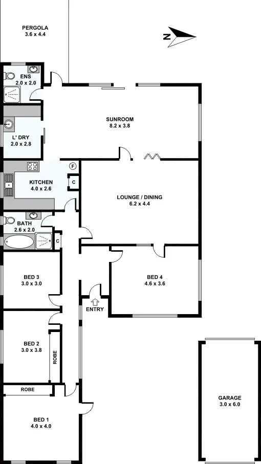 Floorplan of Homely house listing, 47 Rickard Road, Strathfield NSW 2135
