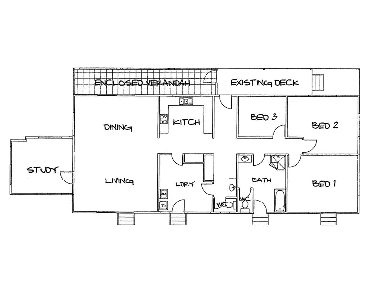 Floorplan of Homely rural property listing, 254 Mt. Scrub Rd, Waitpinga SA 5211
