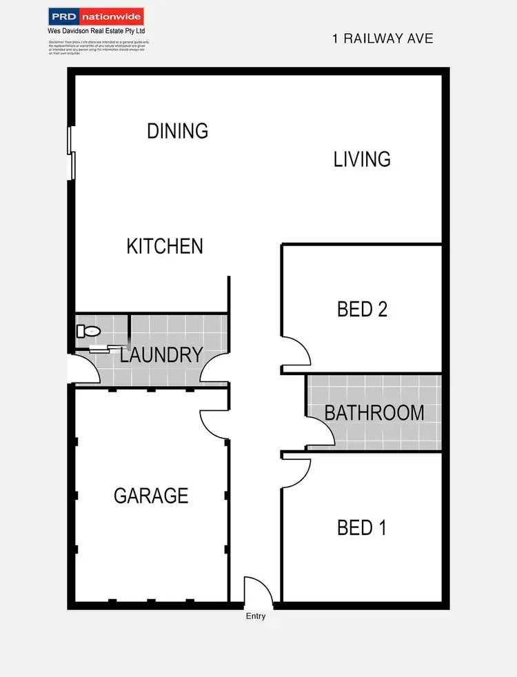 Floorplan of Homely house listing, 1 Railway Avenue, Horsham VIC 3400