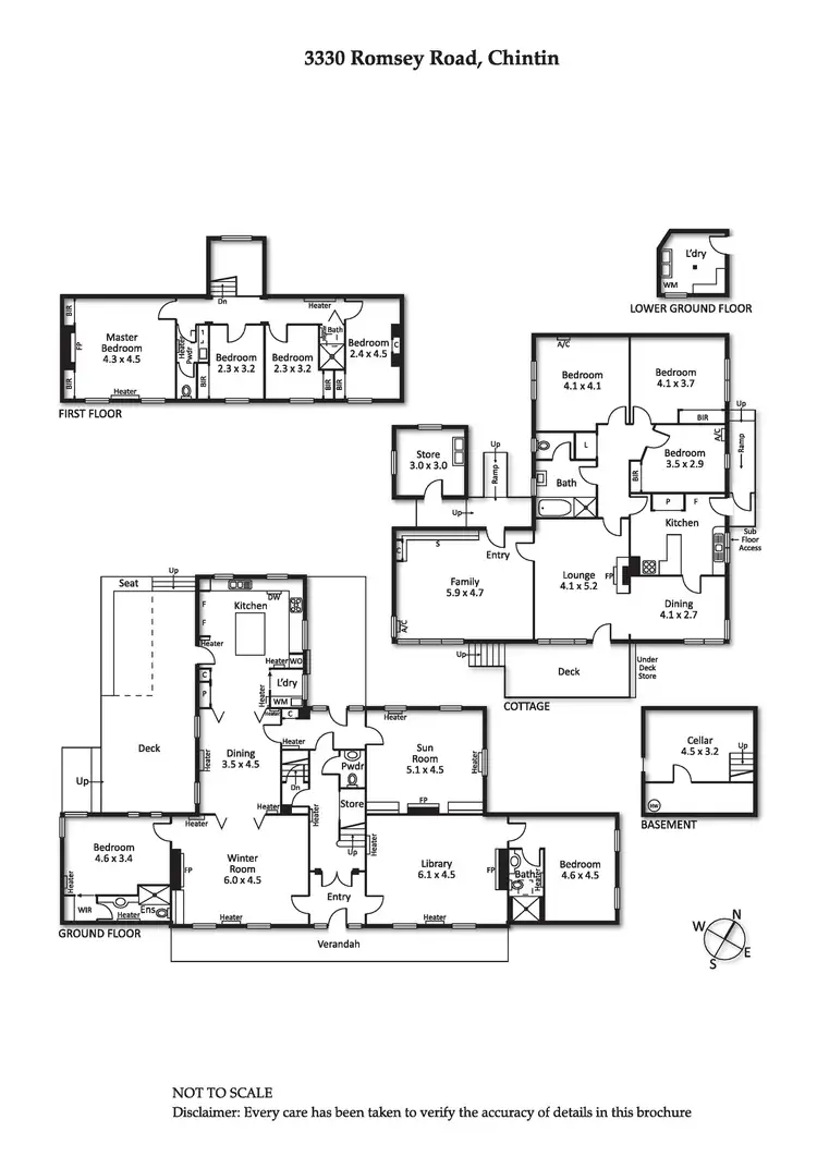Floorplan of Homely rural property listing, 3330 Romsey Road, Chintin VIC 3756