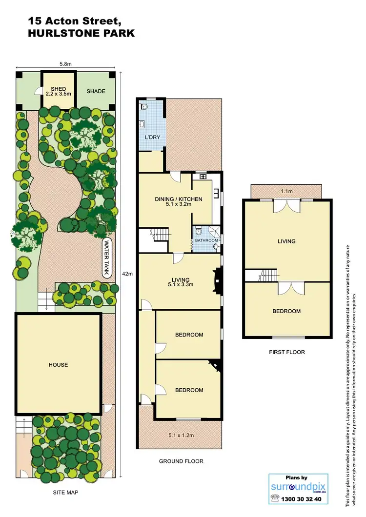 Floorplan of Homely house listing, 15 Acton Street, Hurlstone Park NSW 2193
