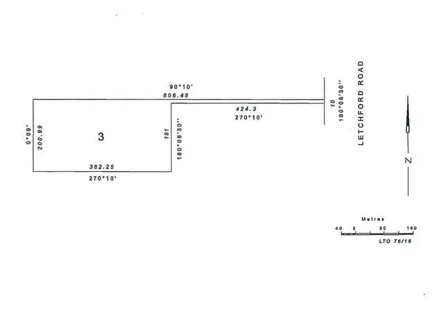 Floorplan of Homely land listing, 80 Letchford Road, Darwin River NT 841