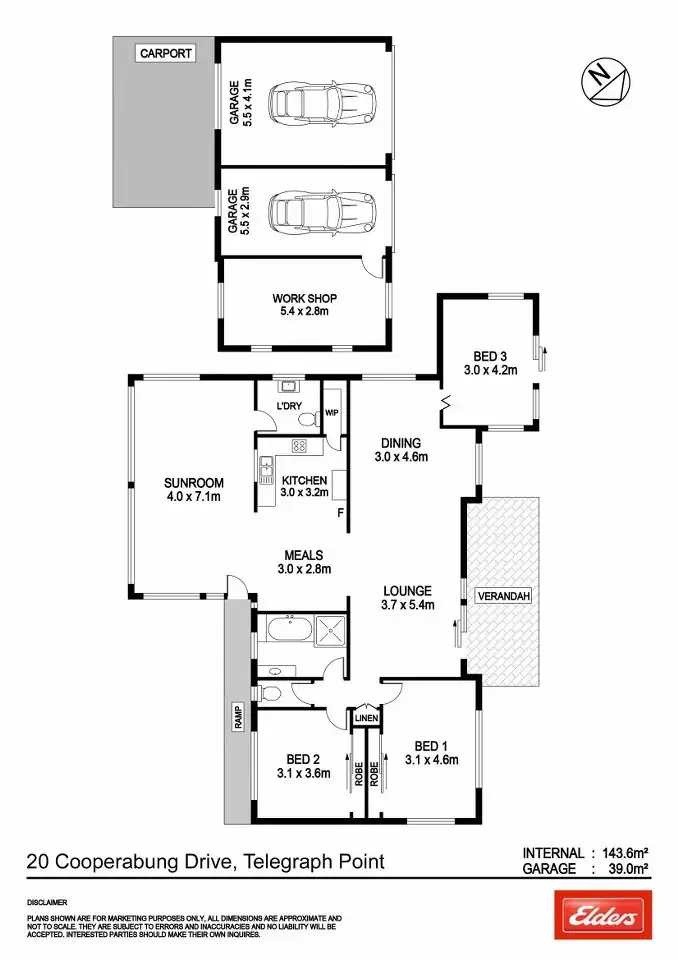 Floorplan of Homely house listing, 20 Cooperabung Drive, Telegraph Point NSW 2441