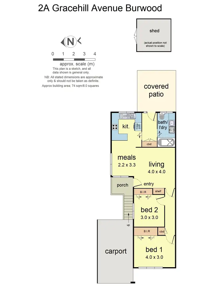 Floorplan of Homely unit listing, 2A Gracehill Avenue, Burwood VIC 3125