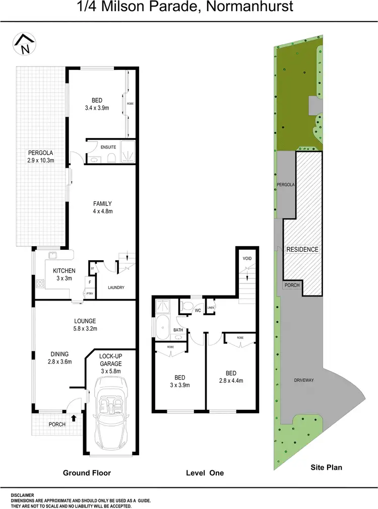 Floorplan of Homely house listing, 1/4 Milson Parade, Normanhurst NSW 2076