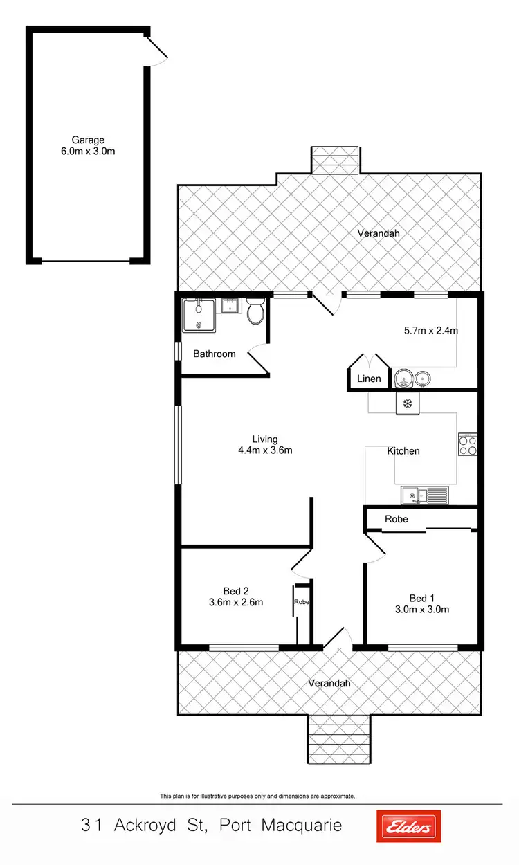 Floorplan of Homely house listing, 31 Ackroyd Street, Port Macquarie NSW 2444