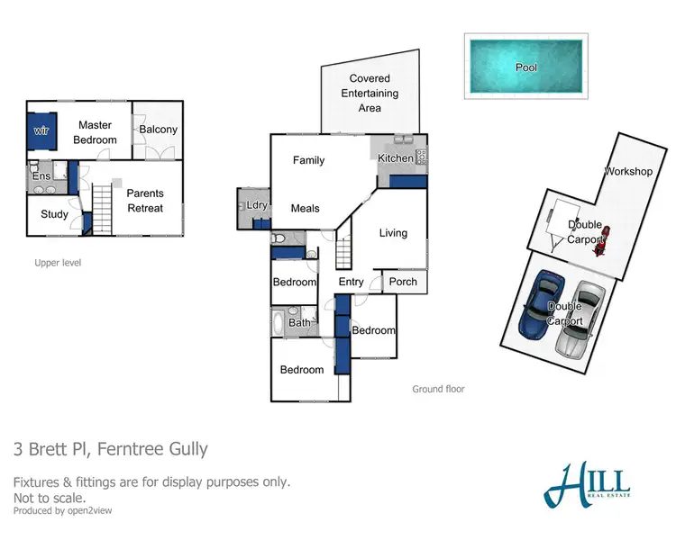 Floorplan of Homely house listing, 3 Brett Place, Ferntree Gully VIC 3156