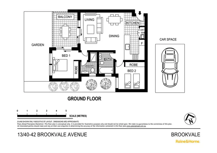 Floorplan of Homely unit listing, 13/40-42 Brookvale Avenue, Brookvale NSW 2100