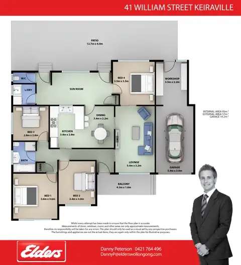 Floorplan of Homely house listing, 43 William Street, Keiraville NSW 2500