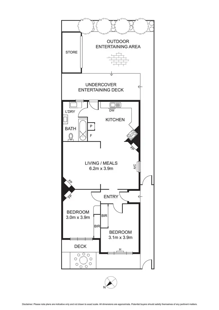 Floorplan of Homely house listing, 280 Nott Street, Port Melbourne VIC 3207