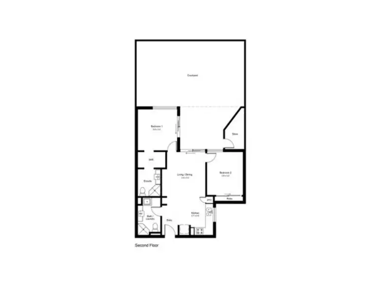 Floorplan of Homely apartment listing, 14/87 Bulwer Street, Perth WA 6000