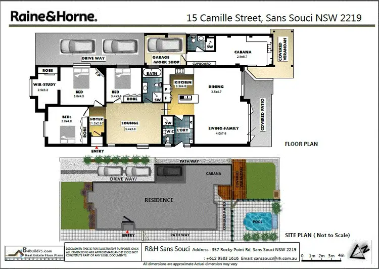 Floorplan of Homely house listing, 15 Camille Street, Sans Souci NSW 2219